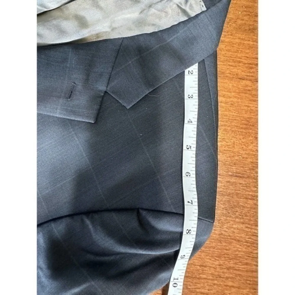 Andrew Fezza Men's‎ Blazer Sport coat Jacket  armpit to armpit 45 inches Blue